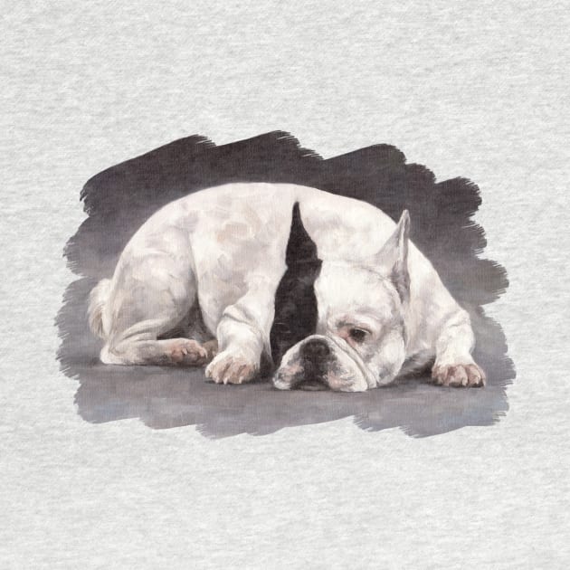 French Bulldog Painting by rachelstribbling